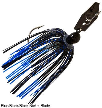 Baits Z-Man The Original Chatterbait Blue Black Black Blade / 3/8oz Z-Man The Original Chatterbait | Pescador Fishing Supply