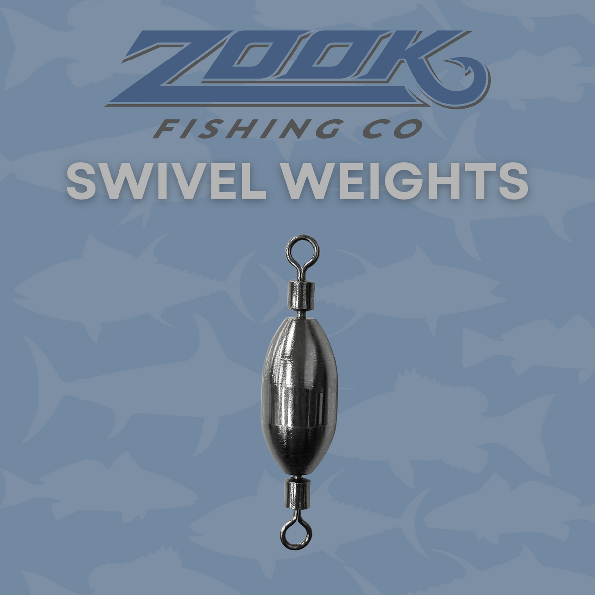 Swivels Zook Fishing Co. Brass Swivel Weights – Corrosion Resistant Zook Fishing Co. Brass Swivel Weights – Pescador Fishing Supply