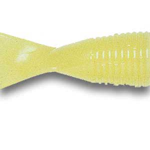 Lures Action Bait 3&quot; Curly Grubs Package of 25 Silk Chartreuse Fishing Tackle - Fish Bait - Grubs | Pescador Fishing Supply