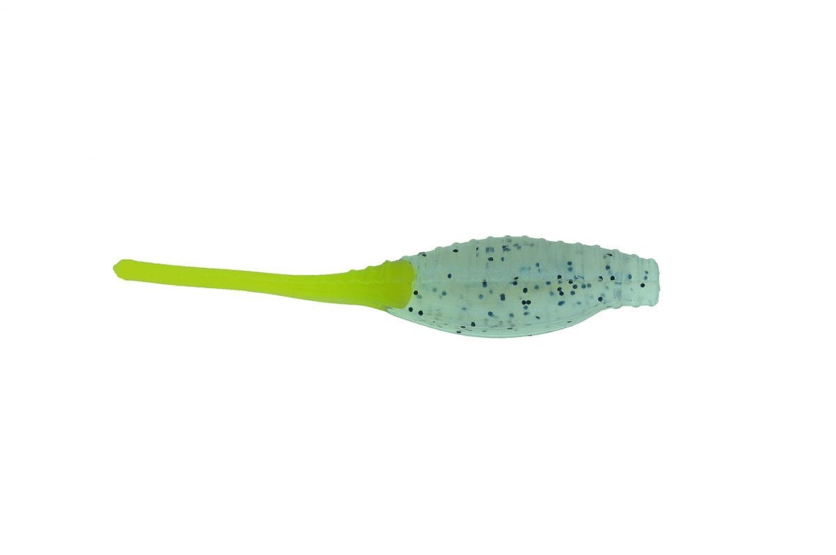 Lures Bass Assassin Pro Tiny Shad 2&quot; Monkey Milk Chartreuse Tail Fishing Tackle - Best Crappie Bait | Pescador Fishing Supply