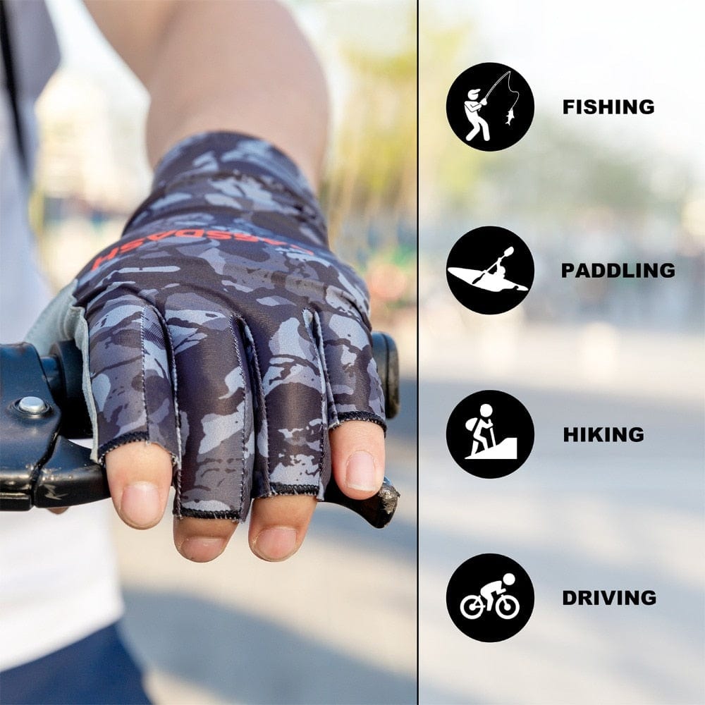 Bassdash Altimate Fingerless Fishing Gloves
