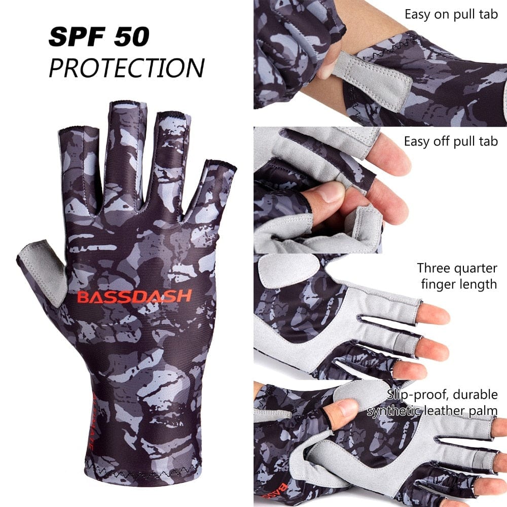 Fishing Gloves - Half Finger / Fishing Gloves