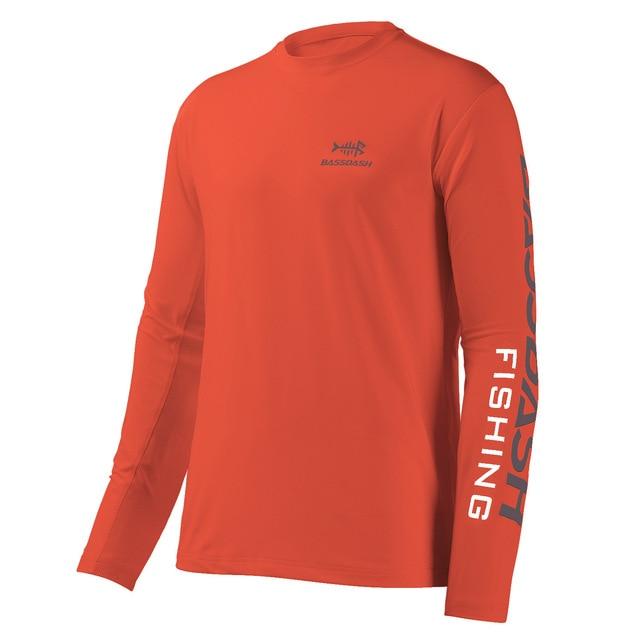Bassdash Long Sleeve Fishing Shirt | Pescador Fishing Supply Coral Red / 4XL