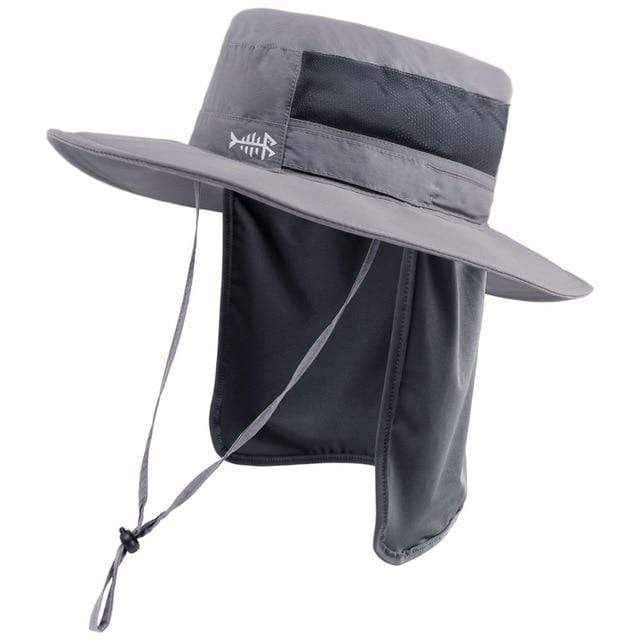 Accessories &amp; Gear Bassdash UPF 50+ UV Protection Bucket Hat Light Grey Fishing Hats | Pescador Fishing Supply