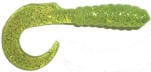 Big Bite Baits 3 Curl Tail Grub, Chartreuse Pearl, 10 Pack - THE FISHING  SOURCE