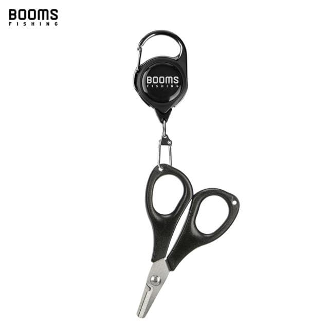 Accessories &amp; Gear Booms Fishing S01 Fishing Line Scissors Black Fishing Gear - Fishing Scissors | Pescador Fishing Supply