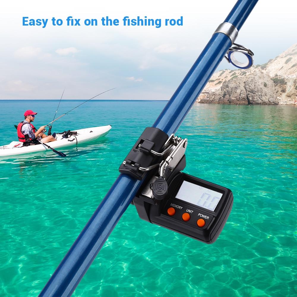 Electronic Fishing Line Counter 999M Digital Display Adjustable Trolling  Jigging Fishing Tackle Length Measurement Counter