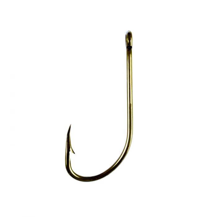 Line & Terminal Eagle Claw Plain Shank Offset Hook Bronze Size 2 - 10 Pack Fishing Tackle - Fish Hook | Pescador Fishing Supply