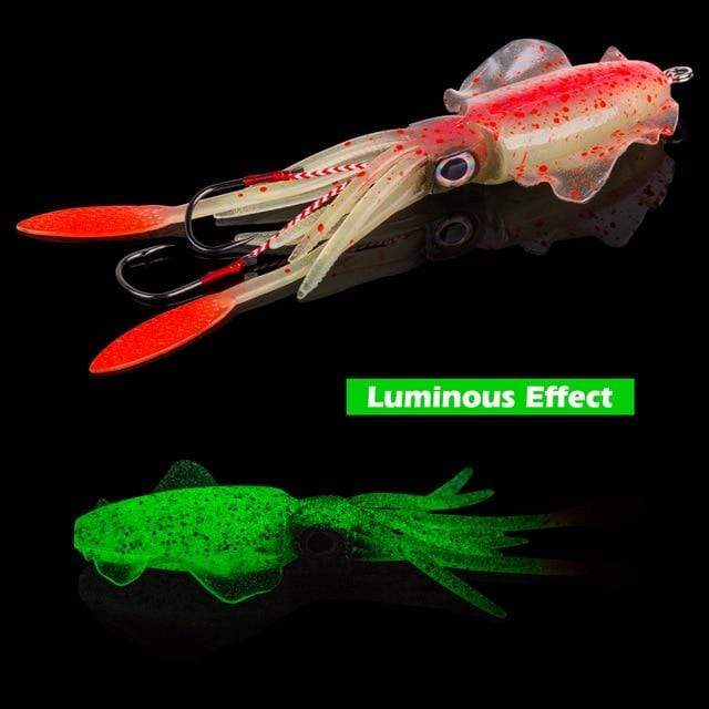 Lures Goture Luminous Soft Squid Jig 2 Ounce Fishing Lures - Saltwater Jigs | Pescador Fishing Supply