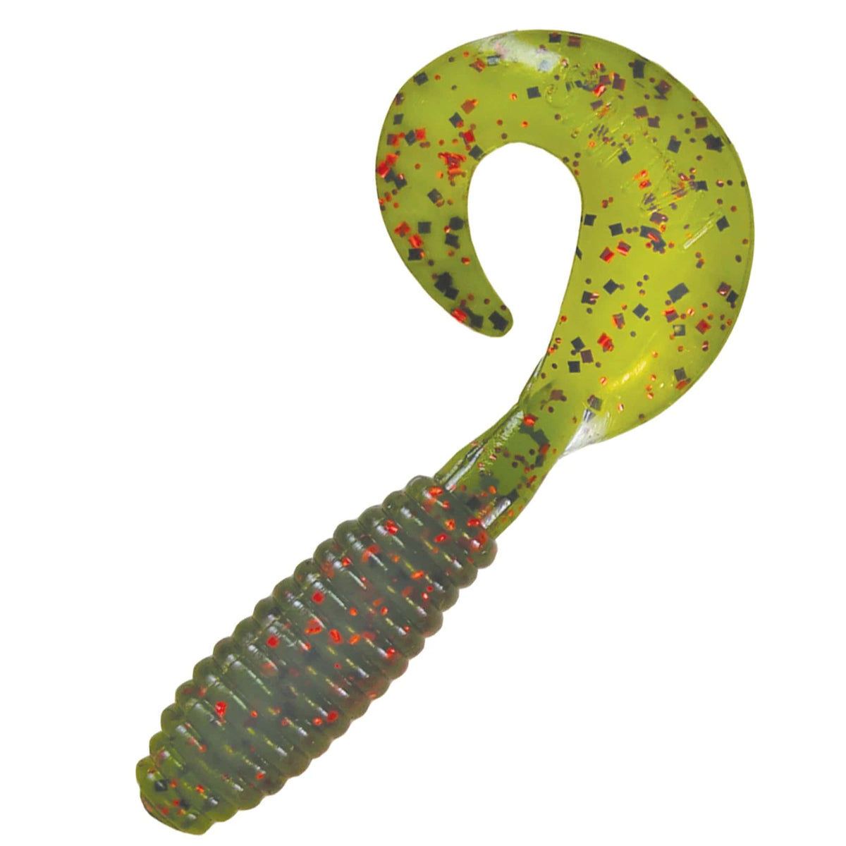 Lures Kalin&#39;s Lunker Grubs 5&quot; - 10 Pack Watermelon Seed Red Flake Kalin&#39;s Lunker Grubs - Pescador Fishing Supply