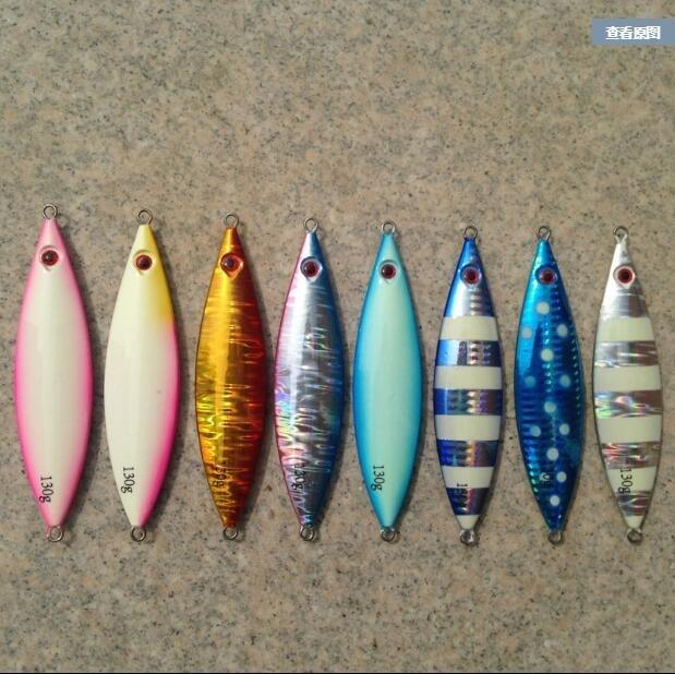 Lures Lurekiller Luminous Blue Striped Slow Pitch Jigging Lure Slow Pitch Jigging | Pescador Fishing Supply