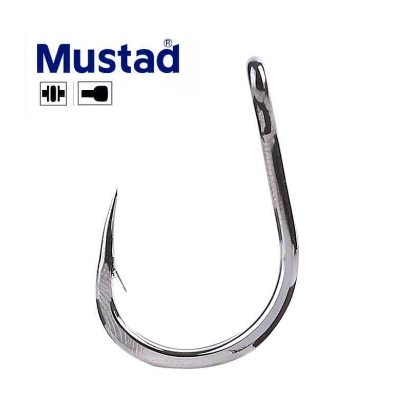 10 Boxes of Mustad 37140 Bronze Wide Gap Fishing Hooks - Size 8/0