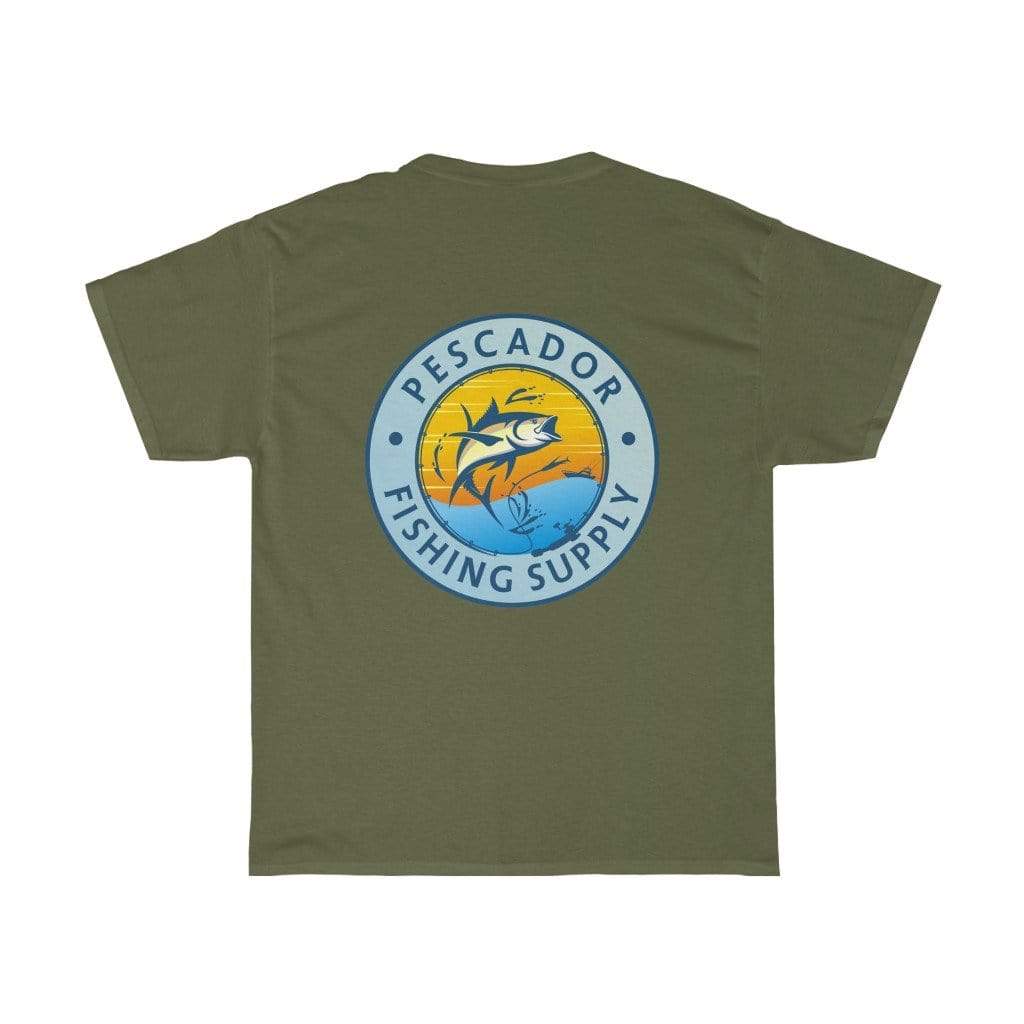 Accessories &amp; Gear Pescador Fishing Supply #1 Short Sleeve Fishing Shirt Military Green / S Fishing Shirts | Pescador Fishing Supply