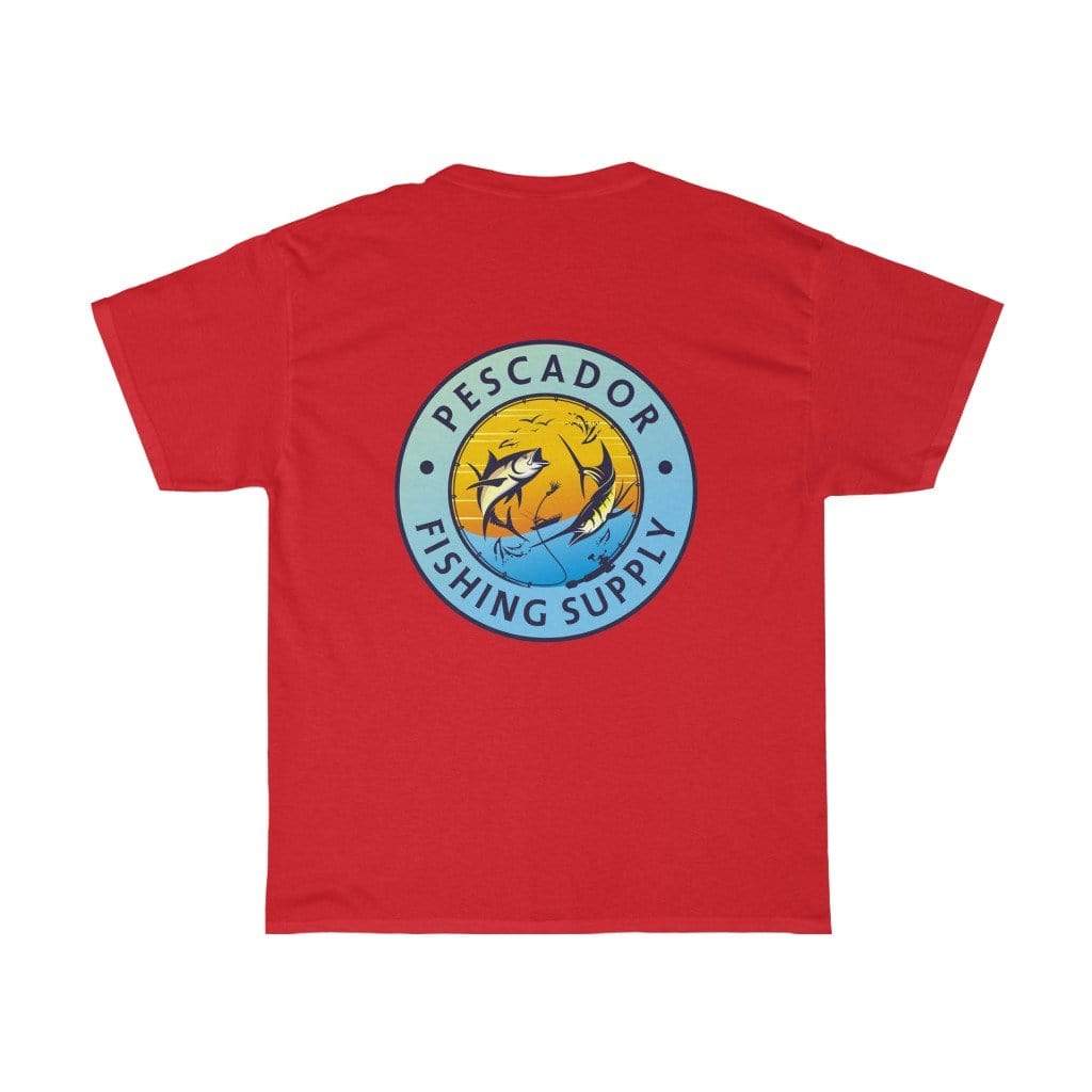 Accessories &amp; Gear Pescador Fishing Supply #2 Short Sleeve Fishing Shirt Red / S Fishing Shirts | Pescador Fishing Supply