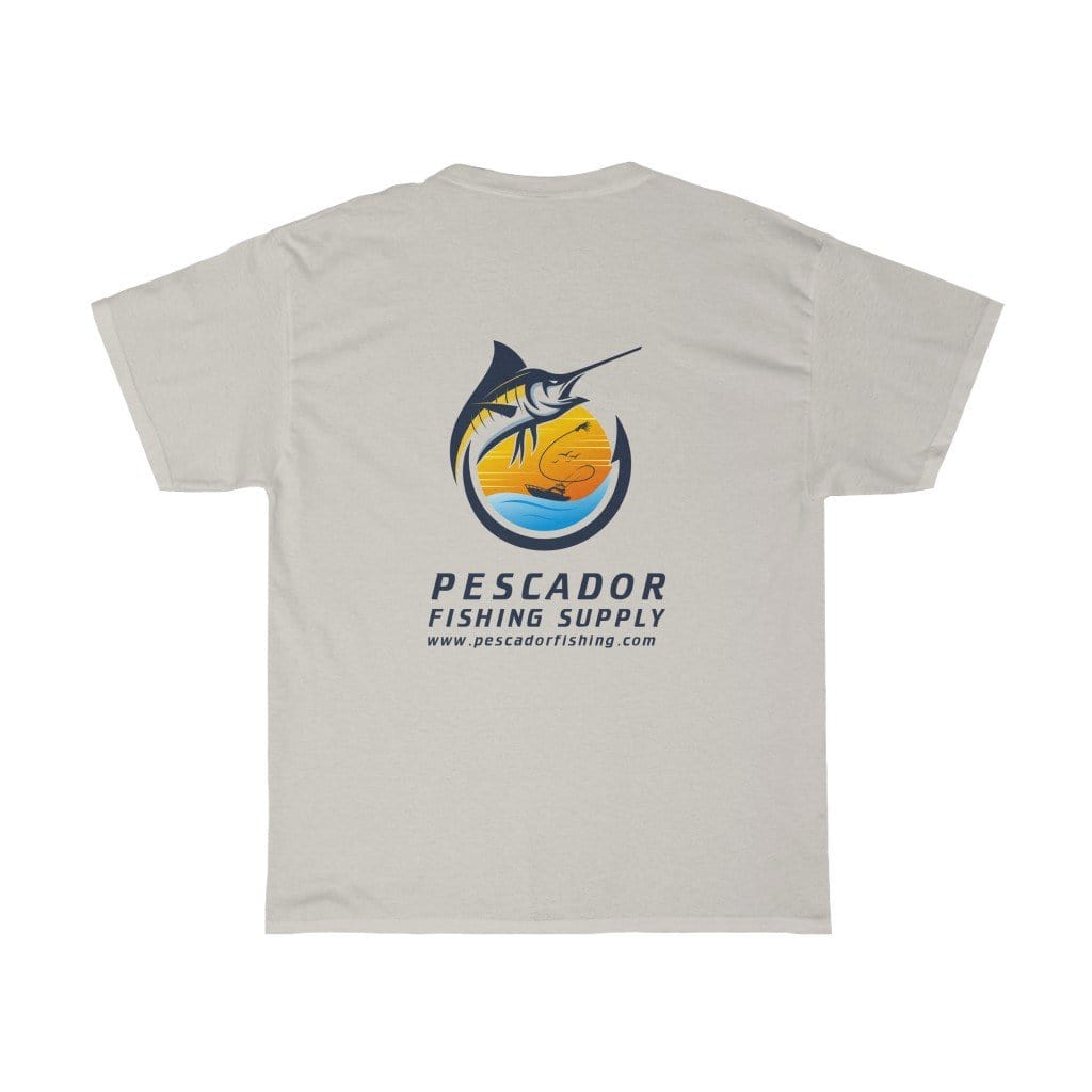 T-Shirt Pescador Fishing Supply #4 Short Sleeve Fishing Shirt Ice Grey / S Fishing Shirts | Pescador Fishing Supply
