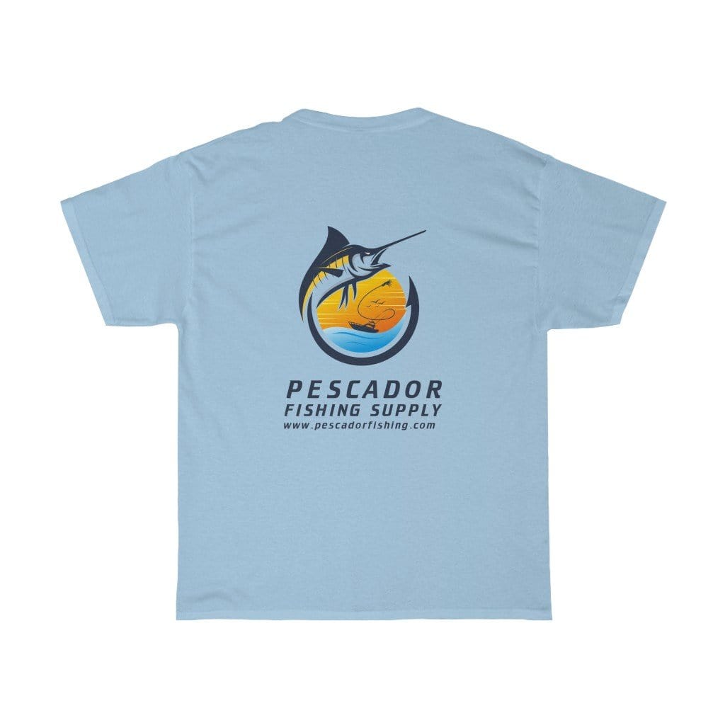 T-Shirt Pescador Fishing Supply #4 Short Sleeve Fishing Shirt Light Blue / S Fishing Shirts | Pescador Fishing Supply