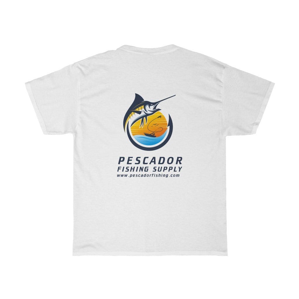 T-Shirt Pescador Fishing Supply #4 Short Sleeve Fishing Shirt White / L Fishing Shirts | Pescador Fishing Supply