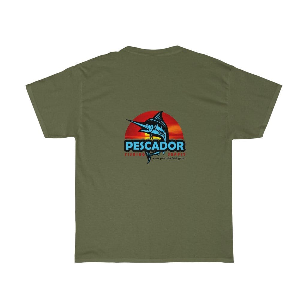 Accessories &amp; Gear Pescador Fishing Supply #7 Short Sleeve Fishing Shirt Military Green / S Fishing Shirts | Pescador Fishing Supply