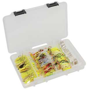 Accessories & Gear Plano Elite™ Series Spinnerbait-Buzzbait StowAway® (3700) - Clear Fishing Utility Boxes | Pescador Fishing Supply