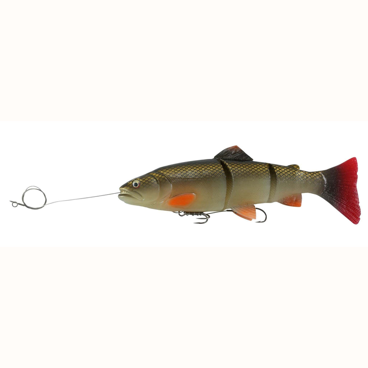 Lures Savage Gear PR-LTMS-305-S Line Thru Pre-Rigged Trout 12&quot; Swimbait Red Horse Sucker Fishing Lures - Swimbaits | Pescador Fishing Supply