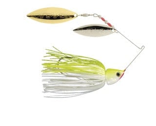 Spinnerbait Strike King Burner Spinnerbait Chartreuse White / 1/2 oz. Bass Fishing - Fishing Tackle | Pescador Fishing Supply 