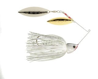Spinnerbait Strike King Burner Spinnerbait White / 1/2 oz. Bass Fishing - Fishing Tackle | Pescador Fishing Supply 