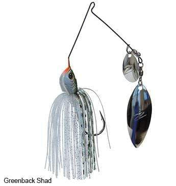 Lures Z-Man SlingBladeZ Willow Colorado Spinnerbait 3/4 oz. Greenback Shad Fishing Lures - Bass Lures | Pescador Fishing Supply
