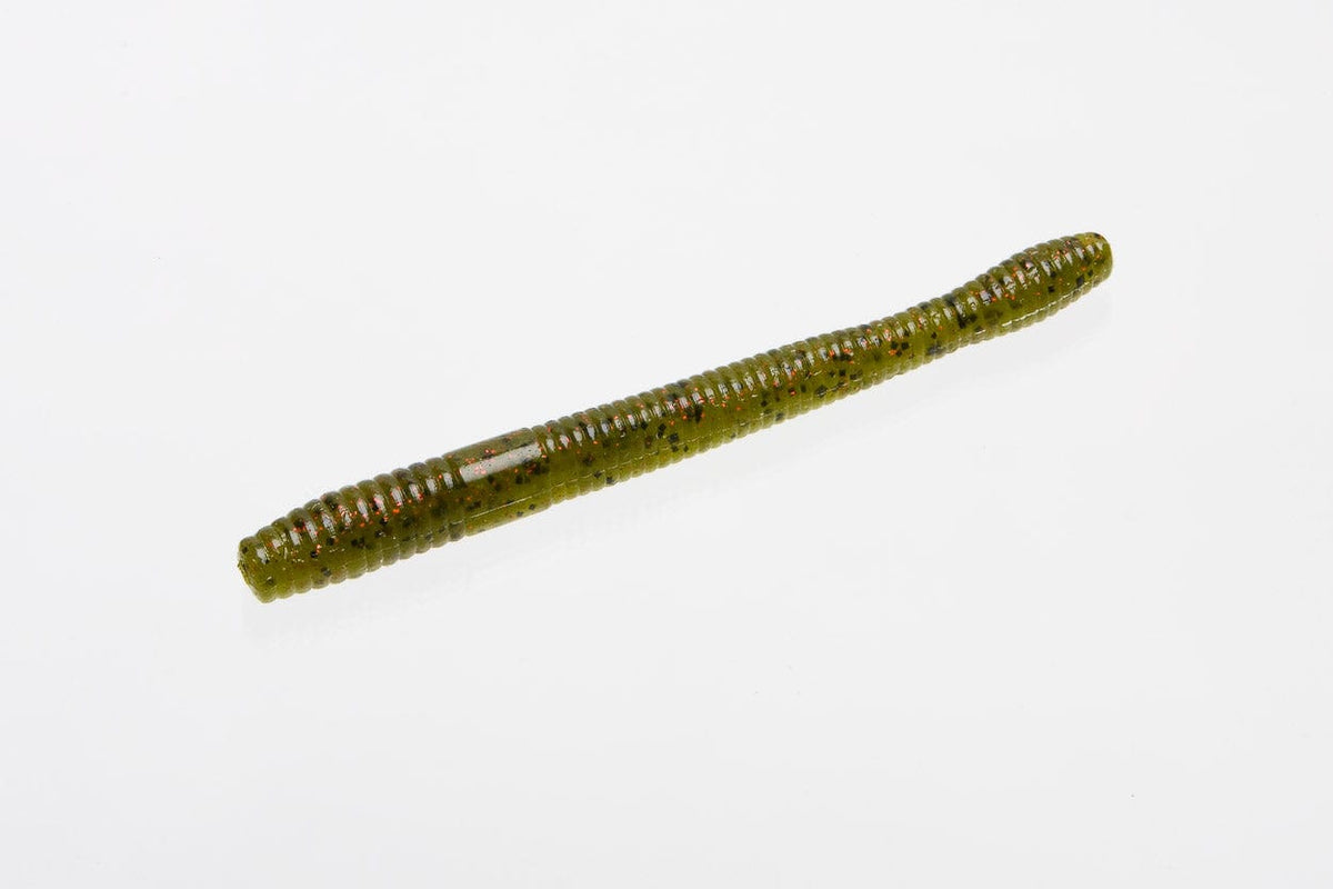 Tackle &amp; Line Zoom Magnum Finesse Worm Watermelon Red Zoom Magnum Finesse Worm | Pescador Fishing Supply